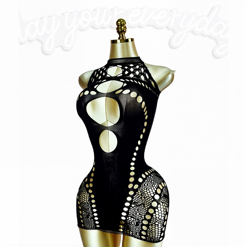 Cover Up Kaftan - Vestido feminino de rede transparente, sexy,