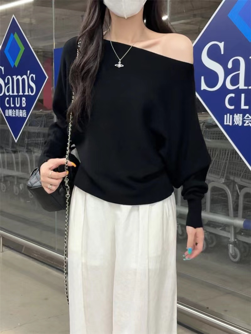 Sexy fora do ombro camisola pa - Crop Top Crochet avaliação e preço