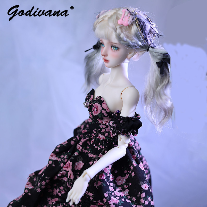Vestido para boneca BJD 1/4, c - Midi Skirt Floral avaliação e preço