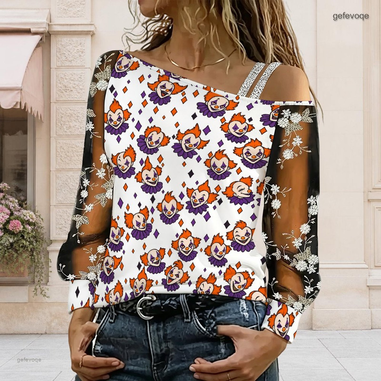 Blusa feminina assimétrica com - Blouse Off Shoulder avaliação e preço
